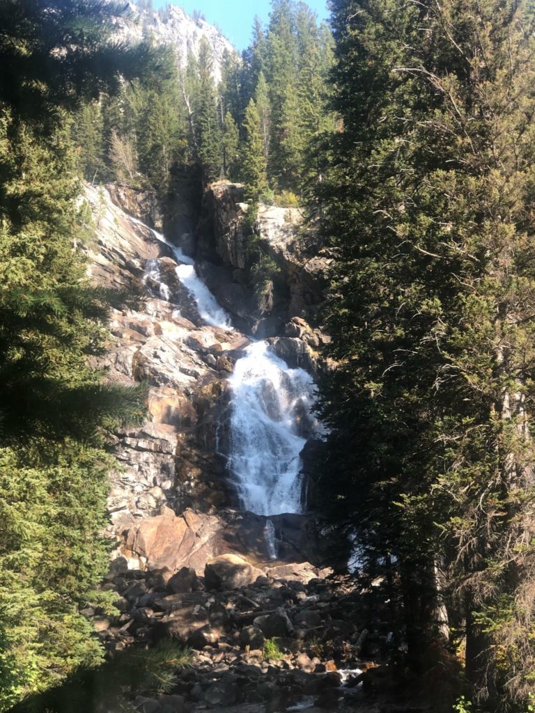 Hidden Falls, Waterfall in Grand Teton National  Park